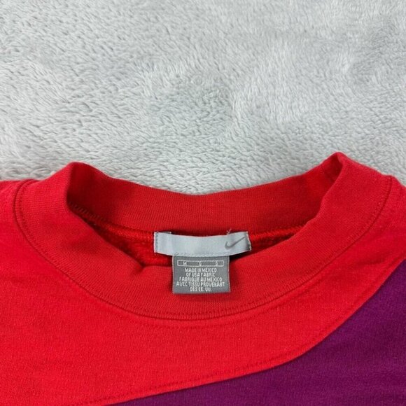 Nike Rework Red/Purple Sweater Men's Size M (Fits a side down) - Picture 9 of 11